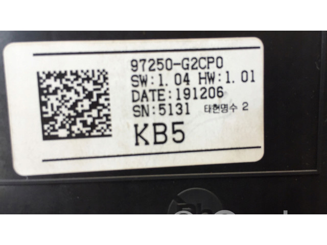 Блок управления климат-контролем 97250G2CP0   Hyundai Ioniq
