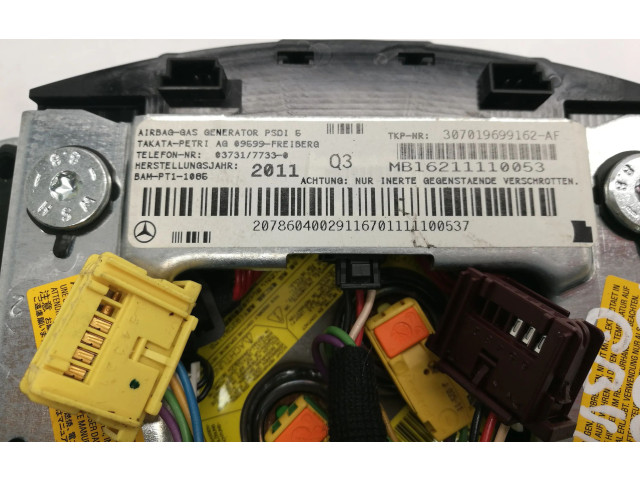 Подушка безопасности водителя 307019699162   Mercedes-Benz E A207