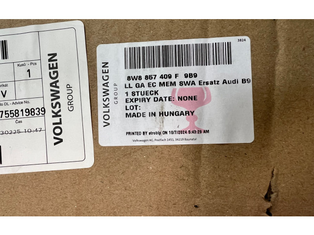 Zpětné zrcátko  Audi A5 2016  8W8857409F, 8W8857409F  