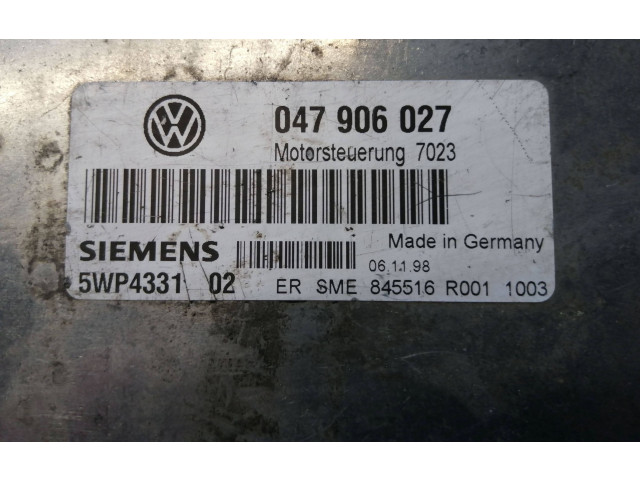 Řídící jednotka 047906027, 5WP4331   Volkswagen Lupo 2001