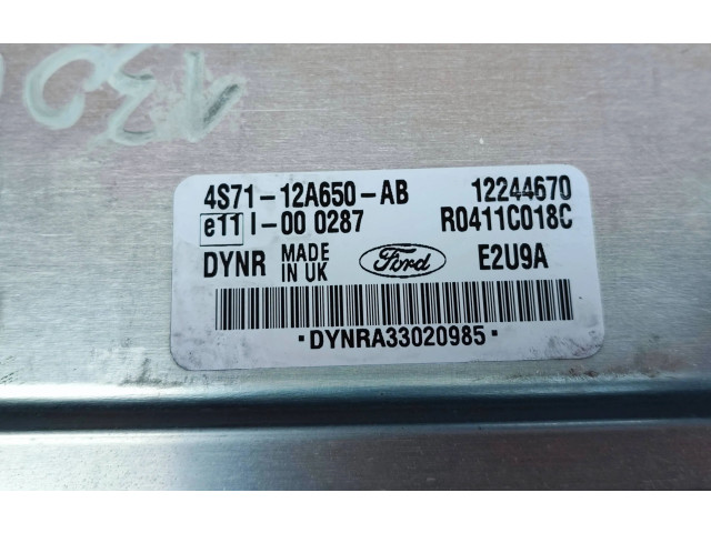 Řídící jednotka 4S7112A650AB   Ford Mondeo Mk III 2005