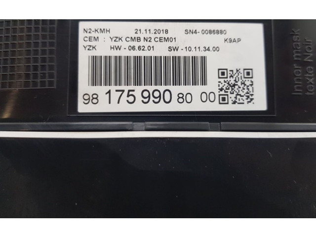 Панель приборов 9817599080, 9817599080   Peugeot Partner III       