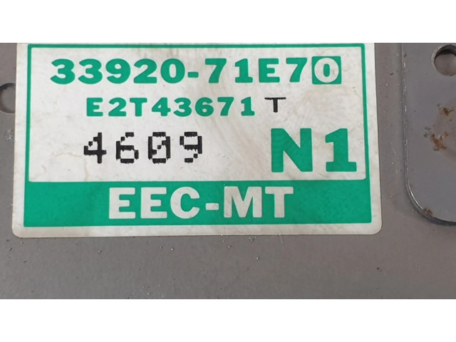 Řídící jednotka 3392071E70, E2T43671T   Suzuki Vitara (ET/TA) 1995