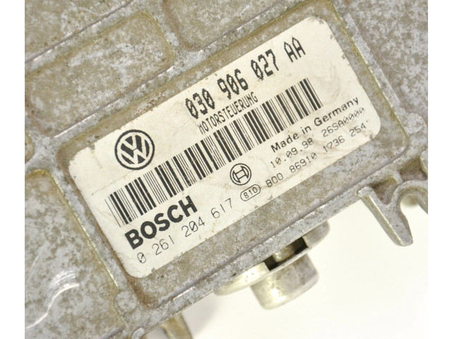 Комплект блоков управления 030906027AA, 0261204617   Volkswagen Polo III 6N 6N2 6NF