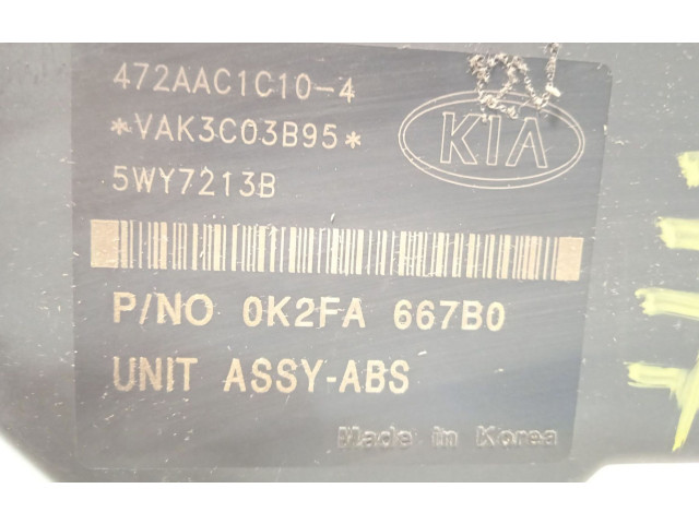 Jednotka ABS 2K56T437A0, 0K2FA667B0   KIA Carnival 2003