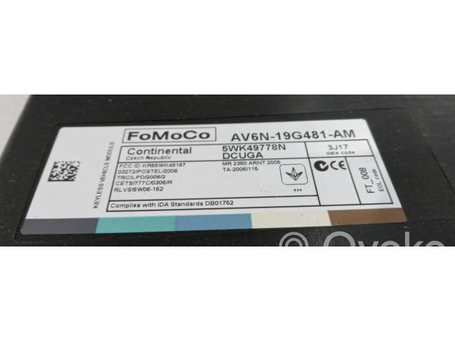 Řídící jednotka AV6N19G481AM, MODULOELECTRONICO   Ford Grand C-MAX 2013
