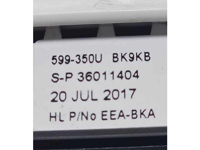 Přístrojová deska  Volvo V40 Cross country 2017 36011404, 599350U  