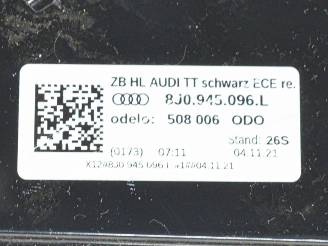 Задний фонарь правый 8J0945096L    Audi TT TTS Mk2   2006-2014 года