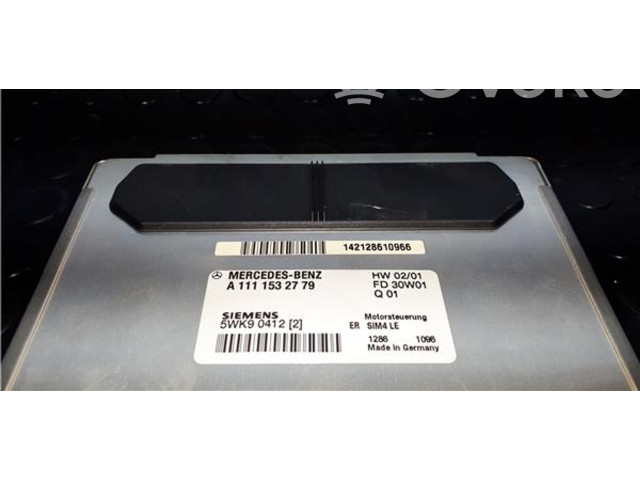 Блок управления A1111532779, 5WK90412   Mercedes-Benz CLK A208 C208
