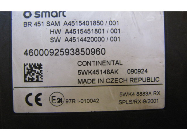 Модуль управления BSM A4515401850   Smart ForTwo II    