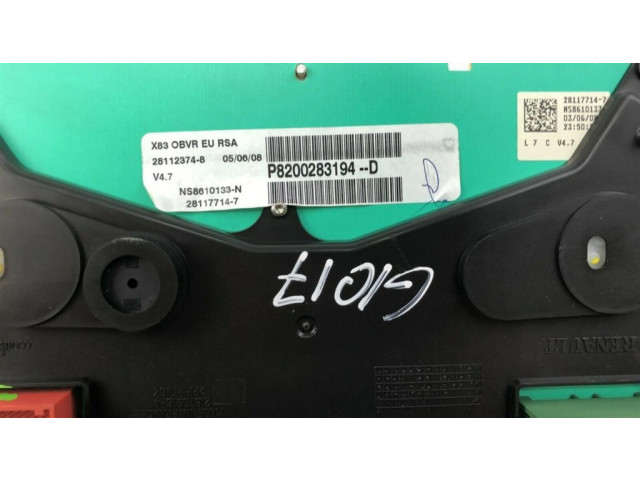 Панель приборов P8200283194D, G1017   Nissan Primastar       