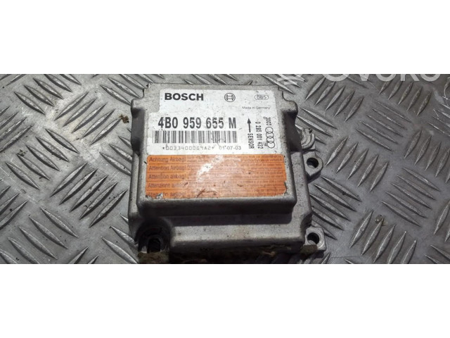 Блок подушек безопасности 4B0959655M, 0285001432   Audi A6 S6 C5 4B