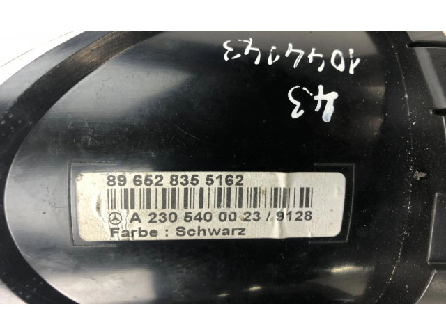 Přístrojová deska  Mercedes-Benz SL R230 2004 A2305407547, A2305404847  