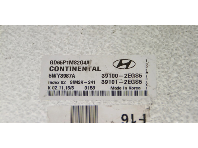 Řídící jednotka 391002EGS5   Hyundai i30 2015