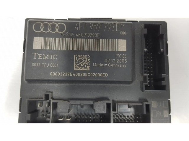 Блок управления 4F0959793E   Audi A6 S6 C6 4F