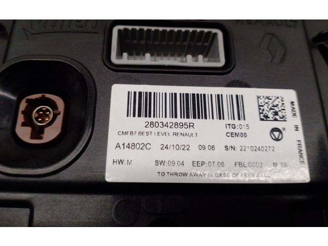 Дисплей    280342895R   Renault Captur II