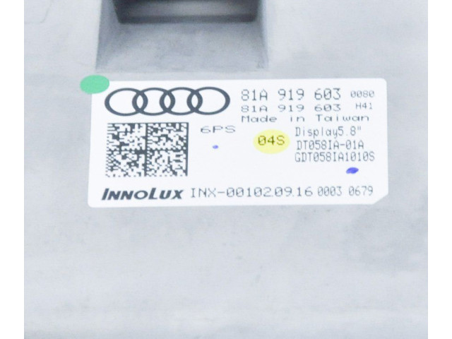 Дисплей    81A919603   Audi Q2 -