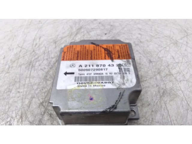 Блок подушек безопасности A2118704326   Mercedes-Benz E W211