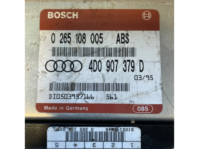 Блок управления двигателя 4D0907379D, 0265108005   Audi A6 S6 C7 4G