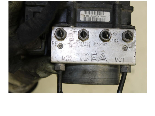 ABS Steuergerät 0265231740   Lancia Musa 2010