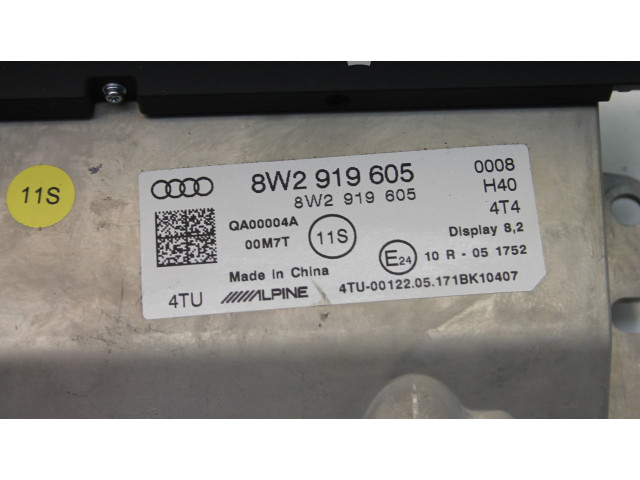 Дисплей    8W2919605   Audi A4 S4 B9 8W