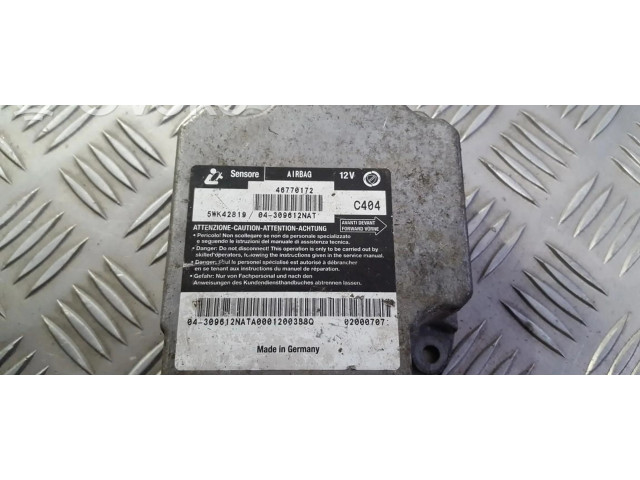 Блок подушек безопасности 46770172   Fiat Marea