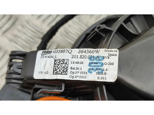 Вентилятор печки    201820021A, 5Q0907521C   Volkswagen T-Cross