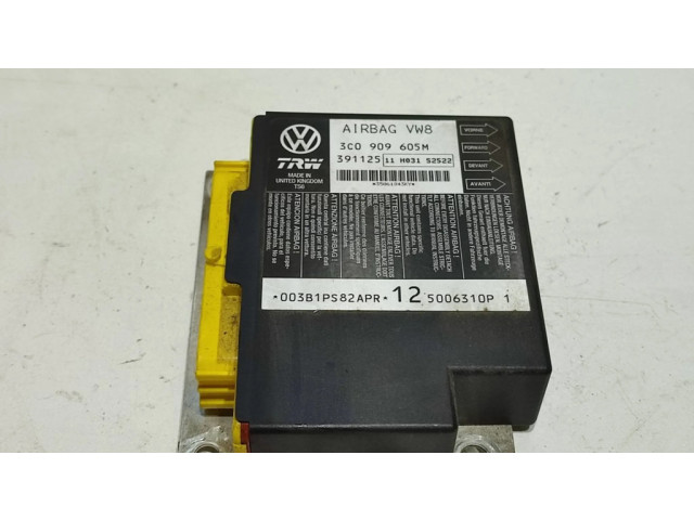 Блок подушек безопасности 3C0909605M, 391125   Volkswagen PASSAT B6