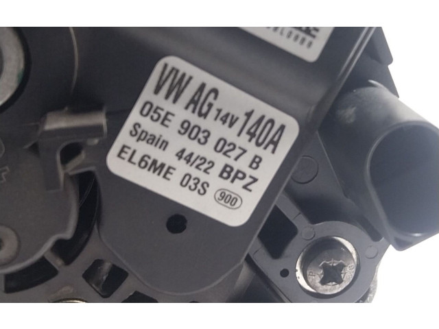 Генератор 05E903027B, 05E903027   Volkswagen T-Cross      