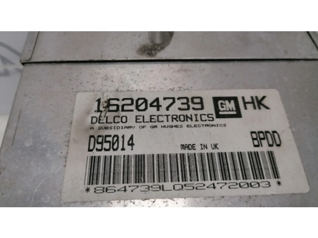 Řídící jednotka 16204739   Opel Corsa B 
