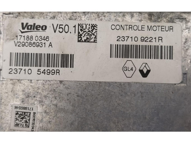 Řídící jednotka 237109221R   Renault Captur 2017