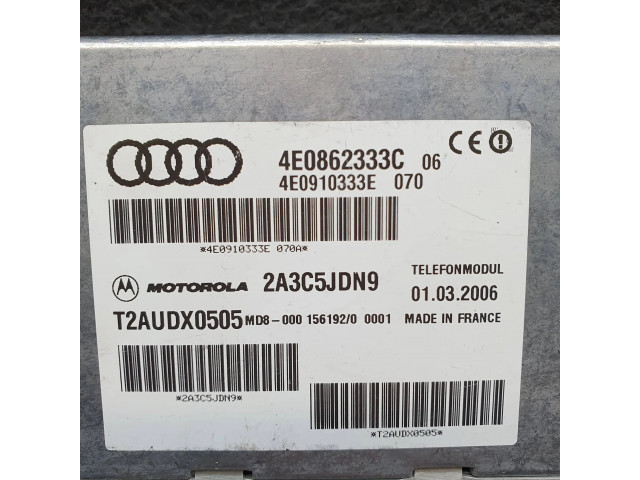 Блок управления 4E0862333C, 4E0910333E   Audi A6 S6 C6 4F