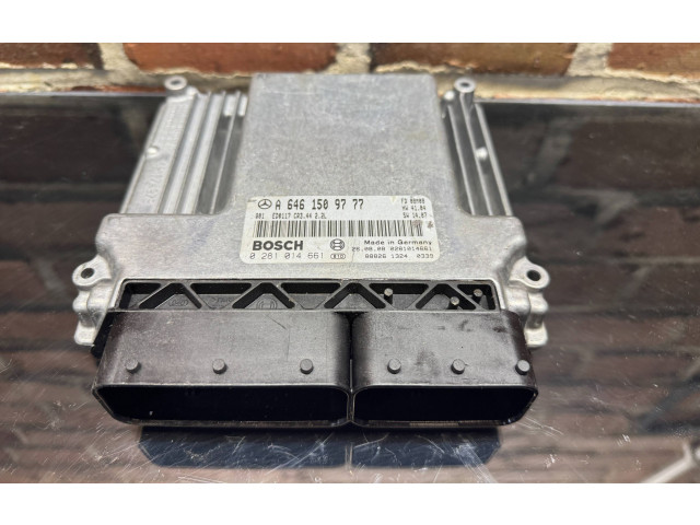 Řídící jednotka A6461509777, 0281014661   Mercedes-Benz CLK A209 C209 2009