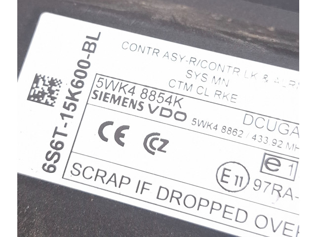 Комплект блоков управления 6S6112A650GD, 6S6T15K600BL   Ford Fusion