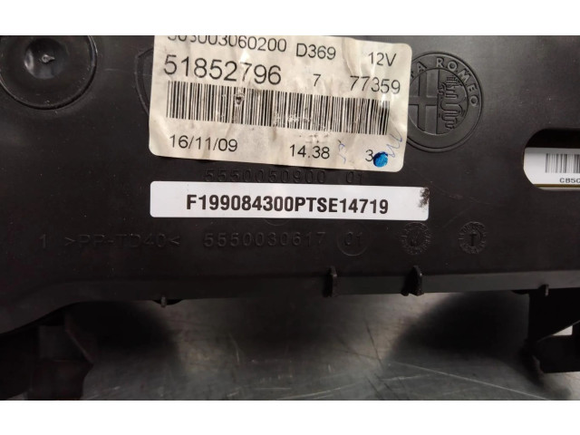 Přístrojová deska  Fiat Punto (199)  51852796, CUADROINSTRUMENTOS  