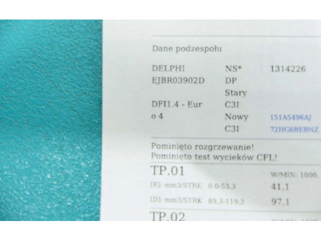 Vstřikovač EJBR03902D, IMPRK1314226   KIA Carnival    J3 