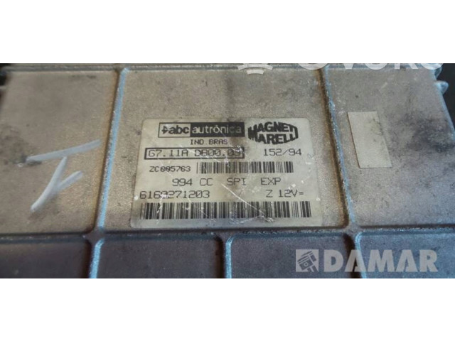 Блок управления двигателя 6160271203   Fiat Uno