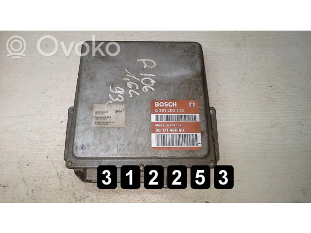 Řídící jednotka 0261200772   Peugeot 106 1994
