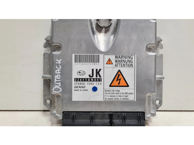 Řídící jednotka 22611AN041, 2758007493   Subaru Outback 2009