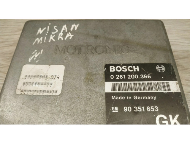 Блок управления двигателя 90351653   Opel Omega B2
