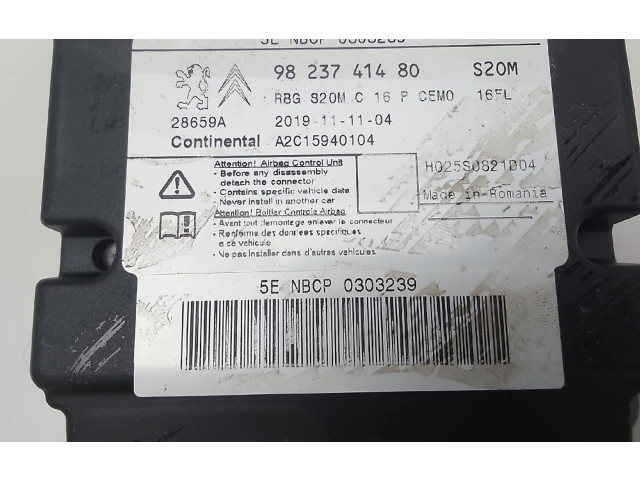 Блок подушек безопасности 9823741480   Peugeot Rifter