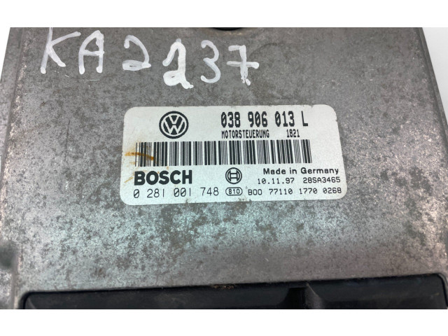 Řídící jednotka 038906013L, 0281001748   Volkswagen Lupo 1998
