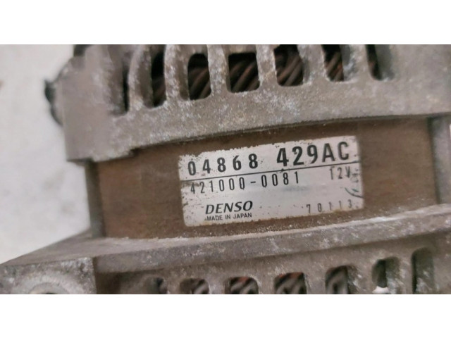 Генератор 04868429AC, 4210000081   Chrysler Voyager 2.5     