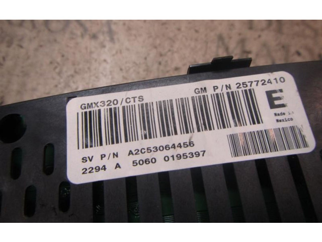 Přístrojová deska  Cadillac SRX 2004 25772410, 25772410  