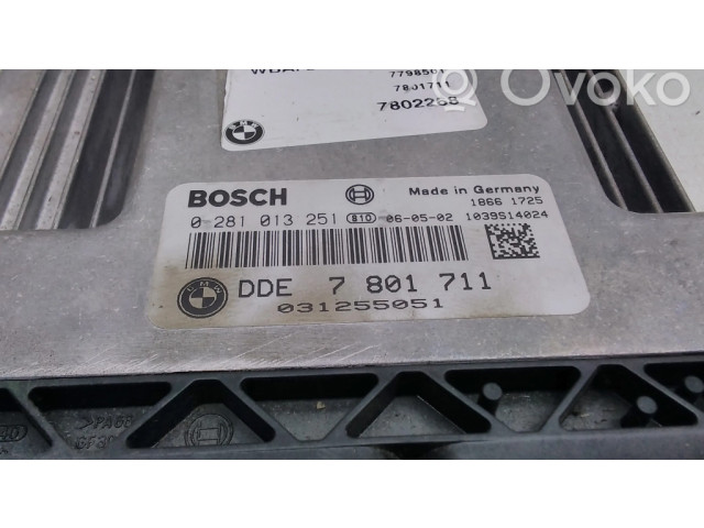 Блок управления двигателя 7801711   BMW X3 E83