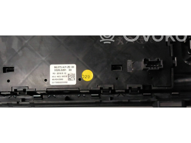 Блок управления климат-контролем 98075400ZD   Toyota Proace