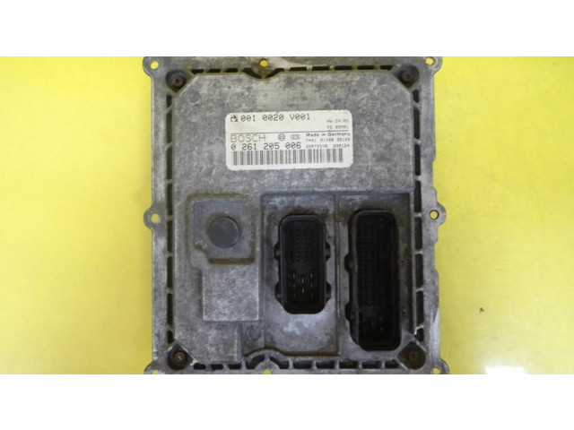 Блок управления двигателя 0261205006, 0010020V001   Smart ForTwo I