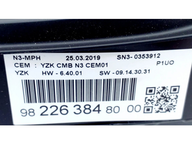 Přístrojová deska  Opel Grandland X 2019 9822638480, 769167680U  