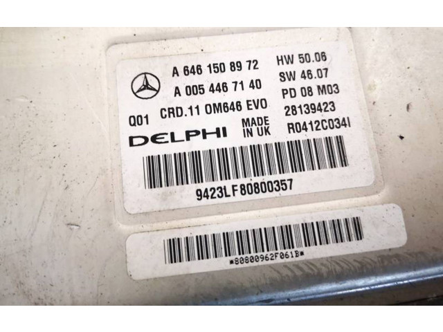 Řídící jednotka a6461508972, a0054467140   Mercedes-Benz C AMG W204 2008