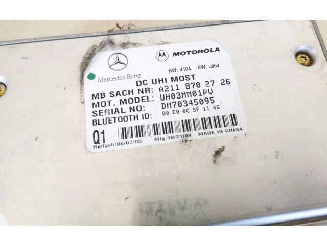 Блок управления a2118702726   Mercedes-Benz ML W164